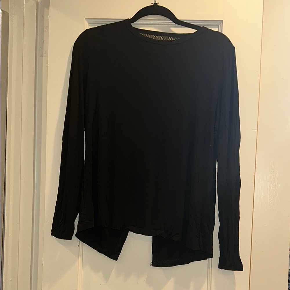 Classic Black Long Sleeve Top